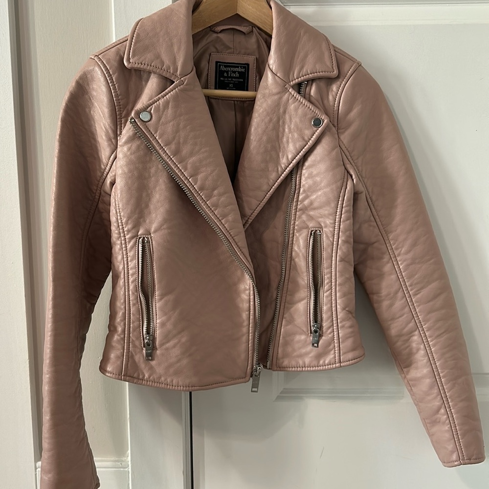 Leather blazer